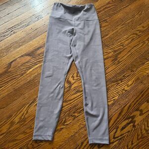 90 Degree by Reflex Leggings Women's Size XS Purple Camo Print Comfort Gym Yoga